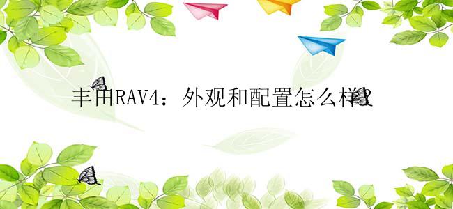 丰田RAV4：外观和配置怎么样？