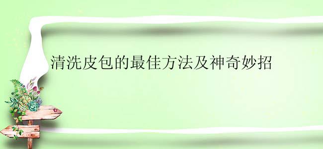 清洗皮包的最佳方法及神奇妙招
