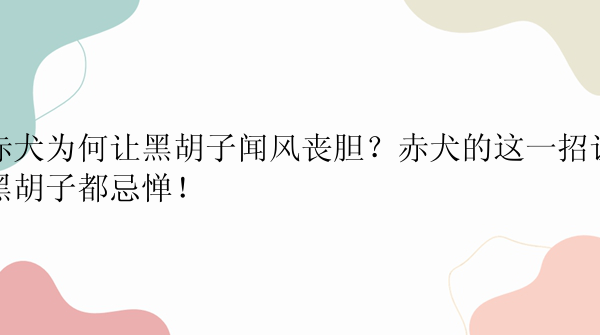 赤犬为何让黑胡子闻风丧胆？赤犬的这一招让黑胡子都忌惮！