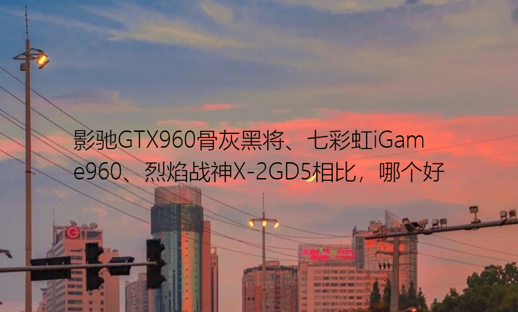 影驰GTX960骨灰黑将、七彩虹iGame960、烈焰战神X-2GD5相比，哪个好