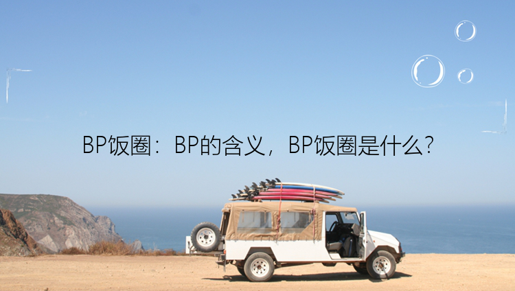 BP饭圈：BP的含义，BP饭圈是什么？