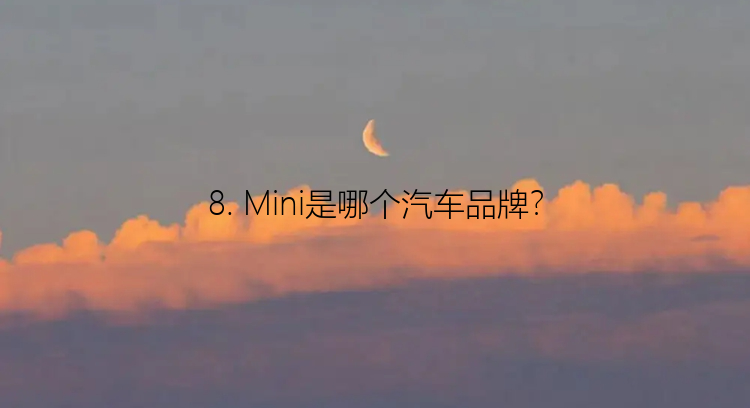 8. Mini是哪个汽车品牌？