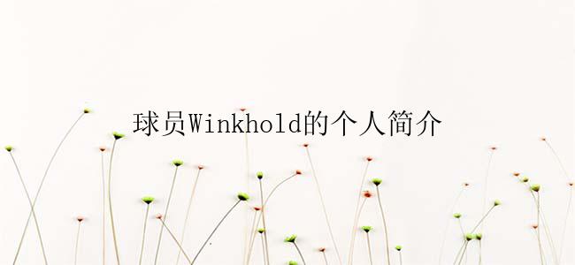 球员Winkhold的个人简介