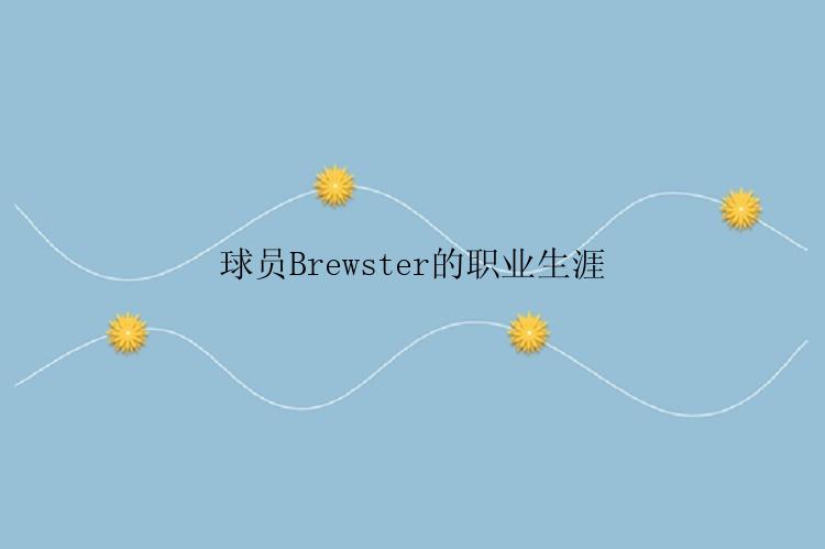 球员Brewster的职业生涯