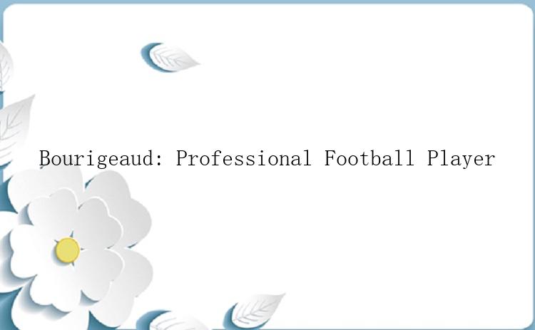 Bourigeaud: Professional Football Player