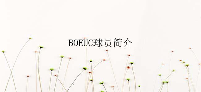 BOEUC球员简介