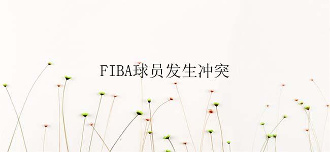 FIBA球员发生冲突