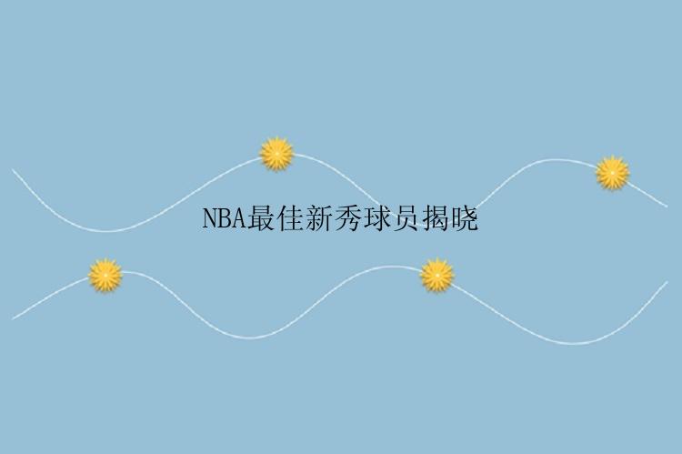 NBA最佳新秀球员揭晓