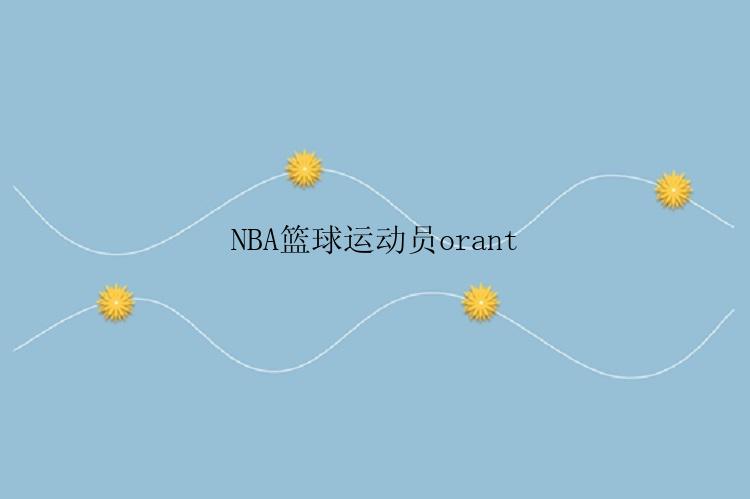 NBA篮球运动员orant