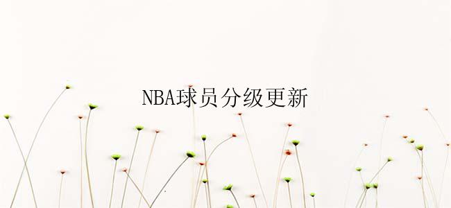 NBA球员分级更新